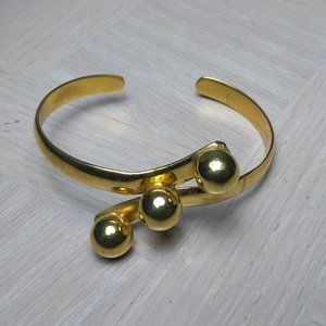 Gold Tone Metal Adjustable Bracelet